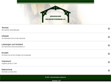Tablet Screenshot of holzschutz-sachsen.de